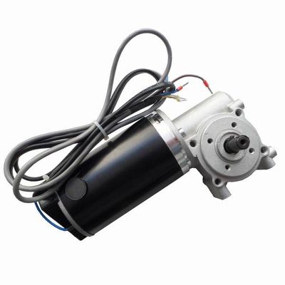 الفرامل مع باب محرك فتحت للاستحى باب موتور 24VDC 100W 200RPM طلاء أسود