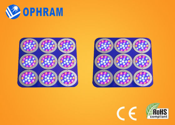 Epistar أحمر/أزرق يشبع ينمو طيف led ضوء مع معدن حالة