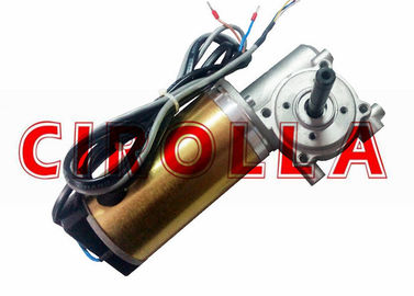 ذهبي اللون ثقيل الحمل التلقائي انزلاق الباب موتور / DC محرك الجير مع التشفير 100W 24VDC